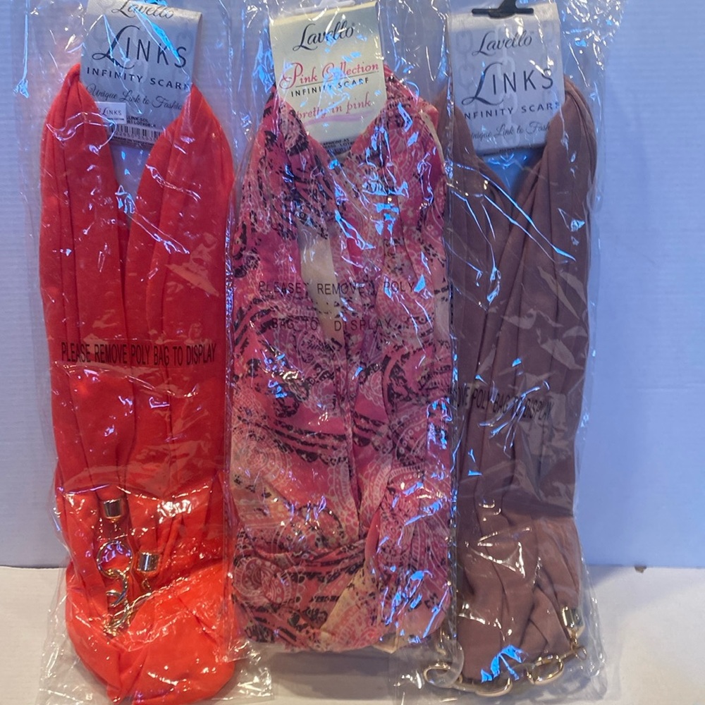 NWT Bundle of 3 Infinity Scarves